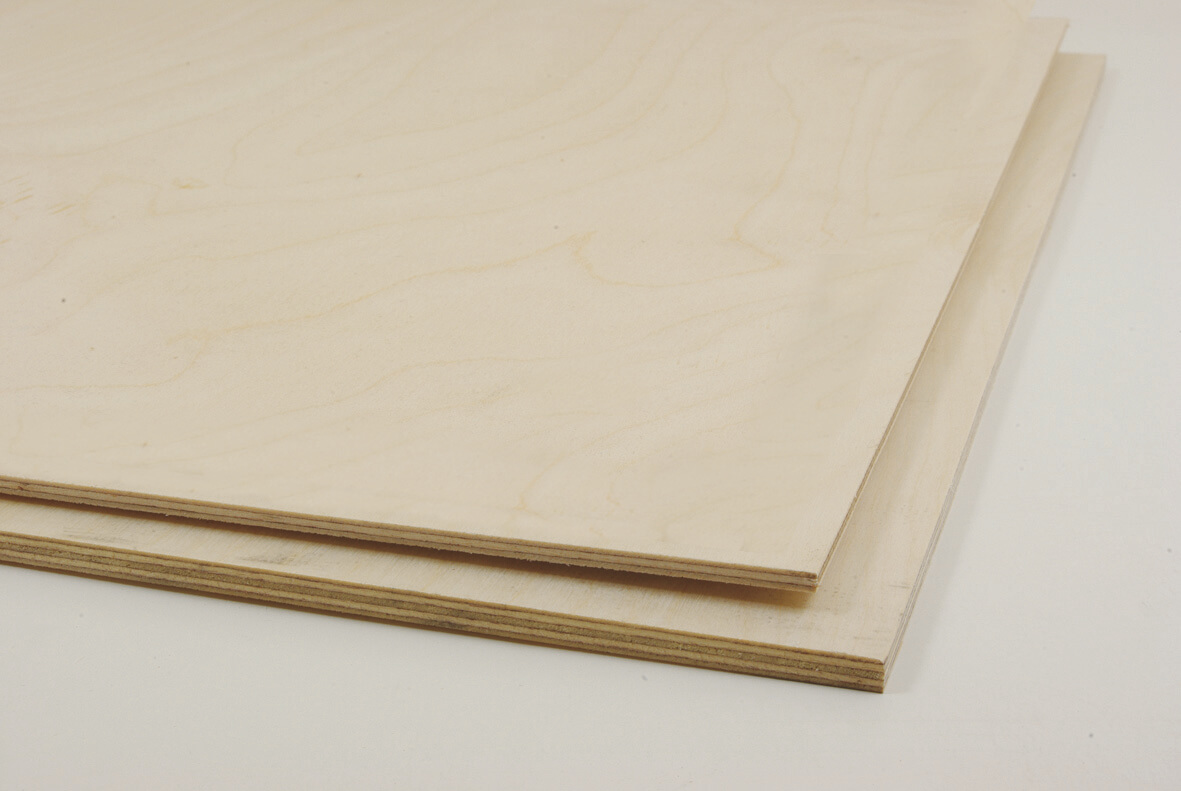 Birch Laserable Plywood Sheets - 900 x 600 x 12mm (Pack of 5)