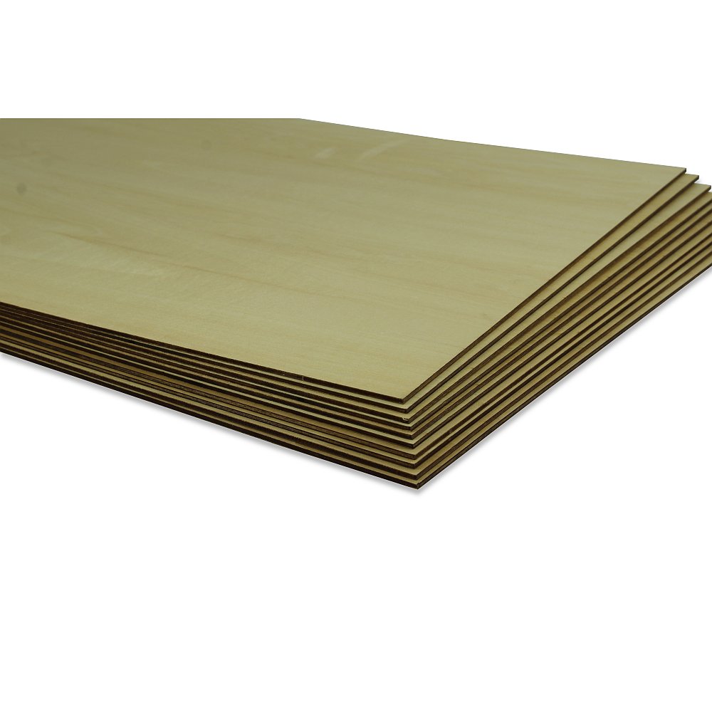 Basswood Premium Laser Plywood - 600 x 400 x 3mm (Pack of 10)