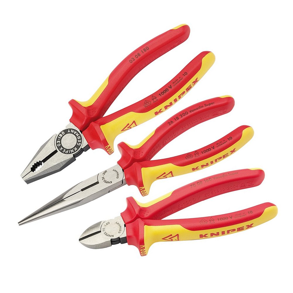 Knipex VDE Fully Insulated Plier Set