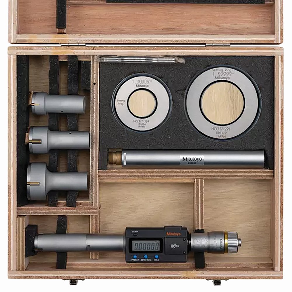 Mitutoyo Digital 3-Point Internal Micrometer Set 0-50mm/0-2