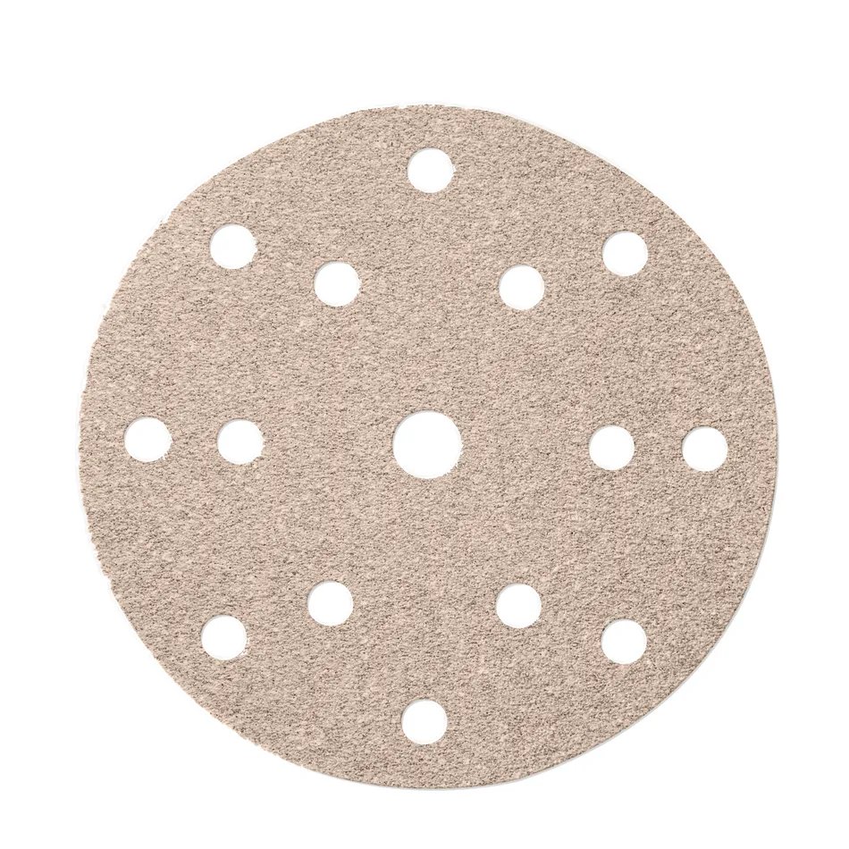 Mirka White Multi-Hole Abrasive Discs 150mm, 120 Grit - Pack of 100