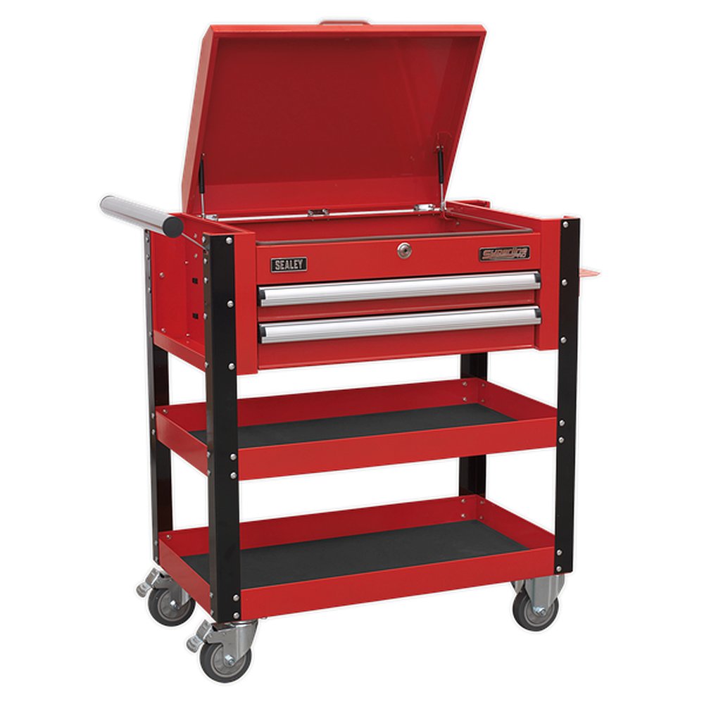 Heavy-Duty Mobile Tool & Parts Trolley