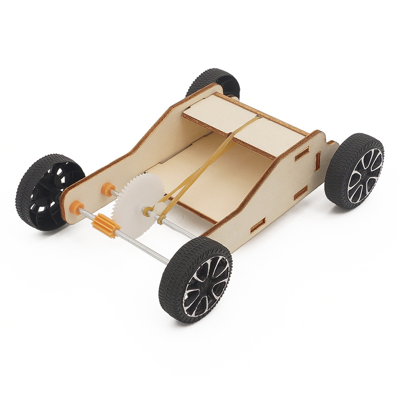 STEM Kit Rubber Band Powered Car