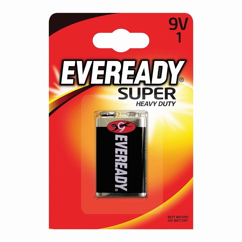 Eveready Zinc Chloride 9V Super Heavy Duty