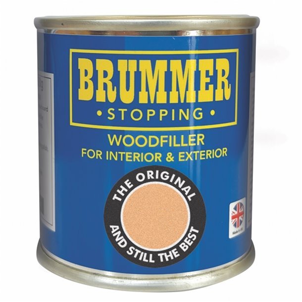 Brummer Interior and Exterior Wood Filler 250g - Pine