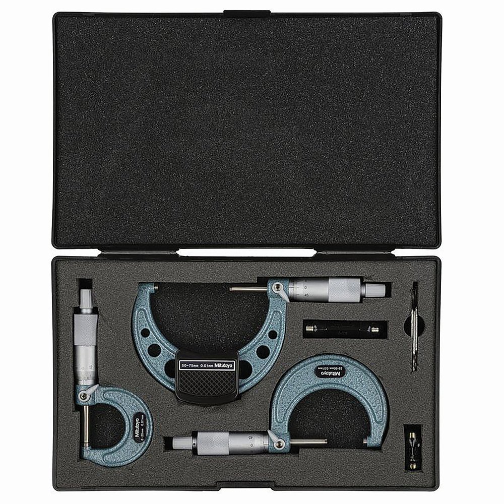 Mitutoyo Outside Micrometer Set