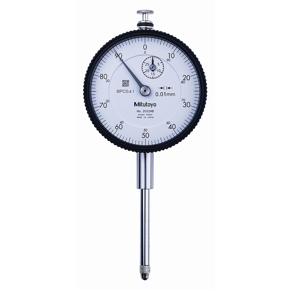 Mitutoyo Dial Gauge, Lug Back, ISO Type, 30mm, 0.01mm