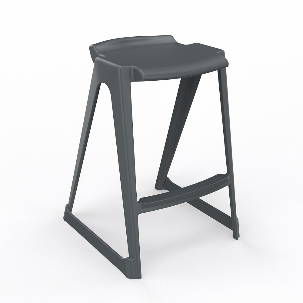 En One Stool Night Grey - 685mm