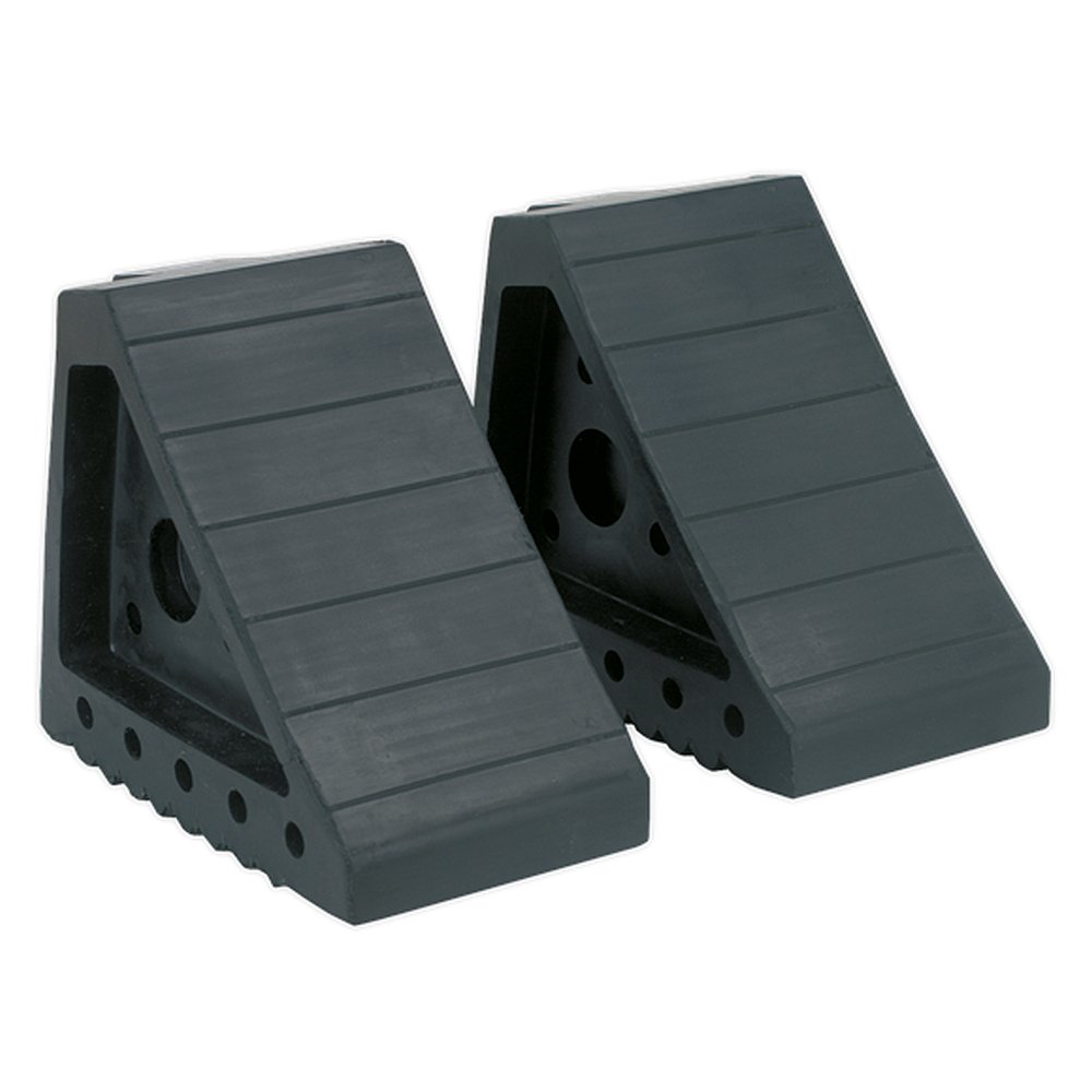 Rubber Wheel Chocks - Pair